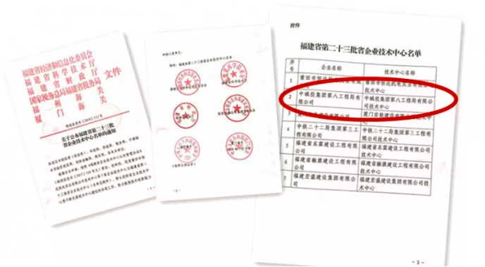 喜报！建云科技助中国城投八局企业技术中心通过省级认定